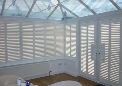 Cheshire - Conservatory Shutters – French Door Cut Out